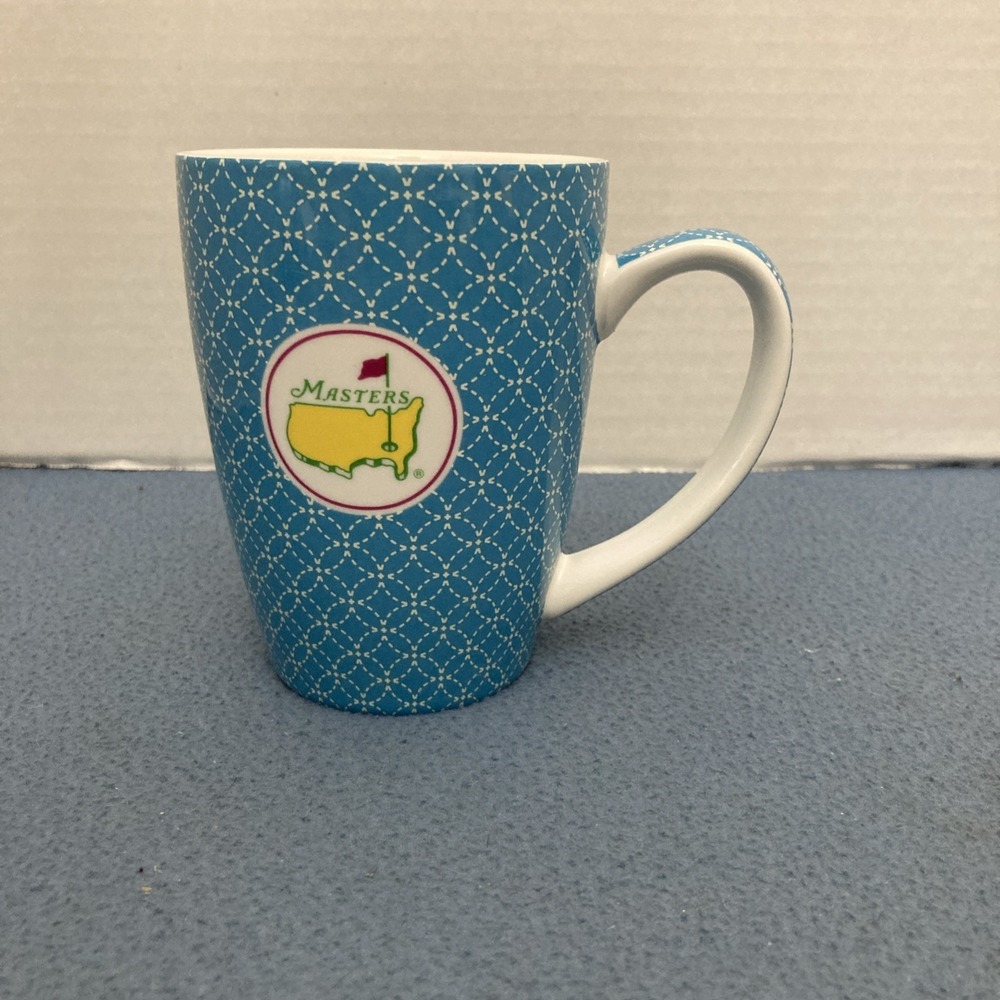 Masters Augusta National Light Blue w/Pattern Porcelain 16oz Coffee Mug